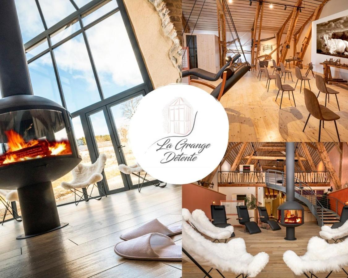 Hotel Restaurant De La Poste Et La Grange Detente, Espace Bien-Etre Châteauneuf-de-Randon エクステリア 写真